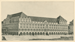 1913, Illustration des St. Annahof des LVZ (Quelle: Coop)