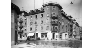 1946, Verkaufslokal des KVZ an der Heinrichstrasse im Industriequartier