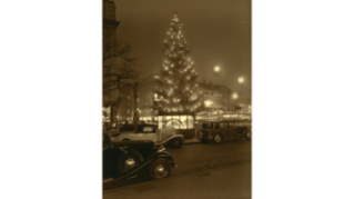 Um 1935, Weihnachtsbeleuchtung am Paradeplatz