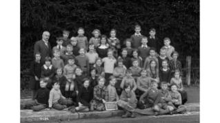 1936, Klassenfoto aus der Primarschule Gubel A in Oerlikon (Quelle: Staatsarchiv des Kantons Zürich)