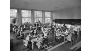1938, Klassenzimmer im Kindergarten Hofacker in Hirslanden