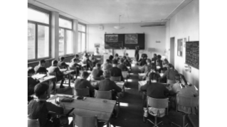 1938, Klassenzimmer im Schulhaus Käferholz in Affoltern