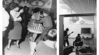 Um 1970, Tanz und Musik im Gemeinschaftszentrum Heuried (genaues Aufnahmedatum unbekannt)