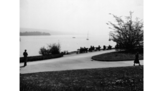 1939, Seeufer beim Arboretum
