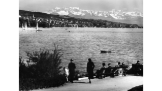 1939, Seeufer beim Arboretum