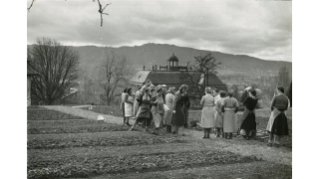 1941, städtischer Gemüseanbaukurs in Hottingen