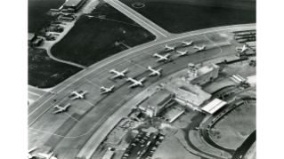 Der Flughafen Kloten um 1953