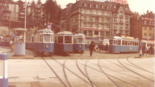 1979, Tramverkehr am Central (Quelle: VBZ)