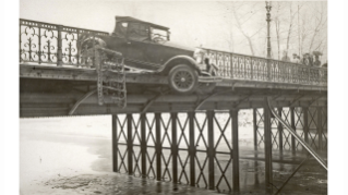 1929, Verkehrsunfall auf der Gessnerbrücke