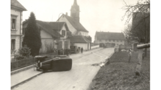 1930, Verkehrsunfall in der Tannenrauchstrasse