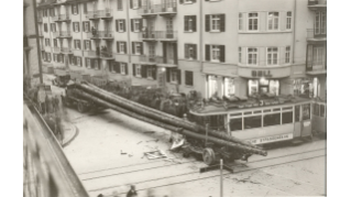 1932, Verkehrsunfall an der Kreuzung Birmensdorferstrasse – Weststrasse
