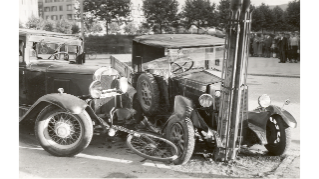 1936, Verkehrsunfall in der Seebahnstrasse