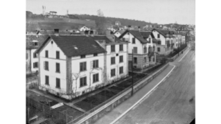 1896, Wohnhäuser an der Asylstrasse in Hottingen