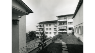 1953, Wohnblöcke an der Restelbergstrasse in Fluntern