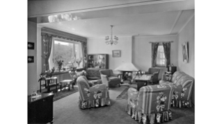 1948, Wohnzimmer in Fluntern