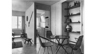 1955, Wohnzimmer in der Altstadt