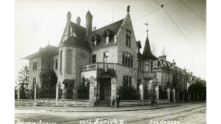Um 1910, ehemaliges Altersheim an der Seestrasse in der Enge