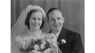 1940, Hochzeitspaar
