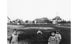 1926, Kinder auf der Sportanlage Liguster in Oerlikon