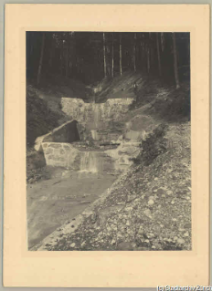 V.C.c.31.:2.10018. Bachsperre im Kellerbodenbach. Bachverbauung mit Sperren aus Stein im Kellerbodenbach. (1911)