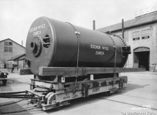 VII.419.:34.1.1.3.6.08.01. Schlieren, Transport Gasbehälter (1937)
