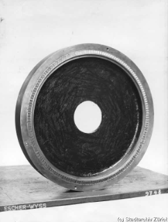 VII.419.:34.1.1.6.1.10.02. Dampfturbinen-Leitrad mit Kanalstücken Escher Wyss-Versuche (1933)