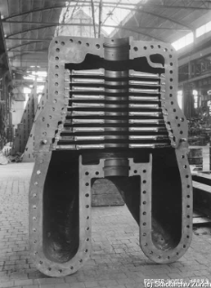 VII.419.:34.1.1.6.1.12.01. Dampfturbinen-Gehäuse-Oberteil 4000 kW Asano (1934)