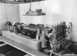 VII.419.:34.1.1.6.2.11.01. Dampfturbine 6000 kW mit Getriebe Sequedin (1938)