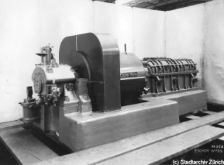 VII.419.:34.1.1.6.2.11.02. Dampfturbine 6000 kW mit Getriebe Sequedin (1938)