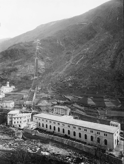 V.G.c.161.:5.5.09127. Kraftwerke Brusio, Zentrale Campocologno (erbaut 1904-07, abgerissen 1967-69) (1908 (ca.))