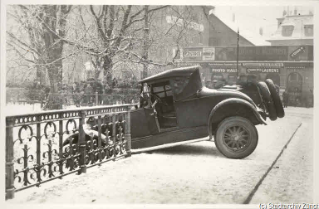 V.E.c.72.:1.2.1.1929.1085b. Auto-Unfall, Gessnerbrücke-Kasernenstrasse (1929.01.14)