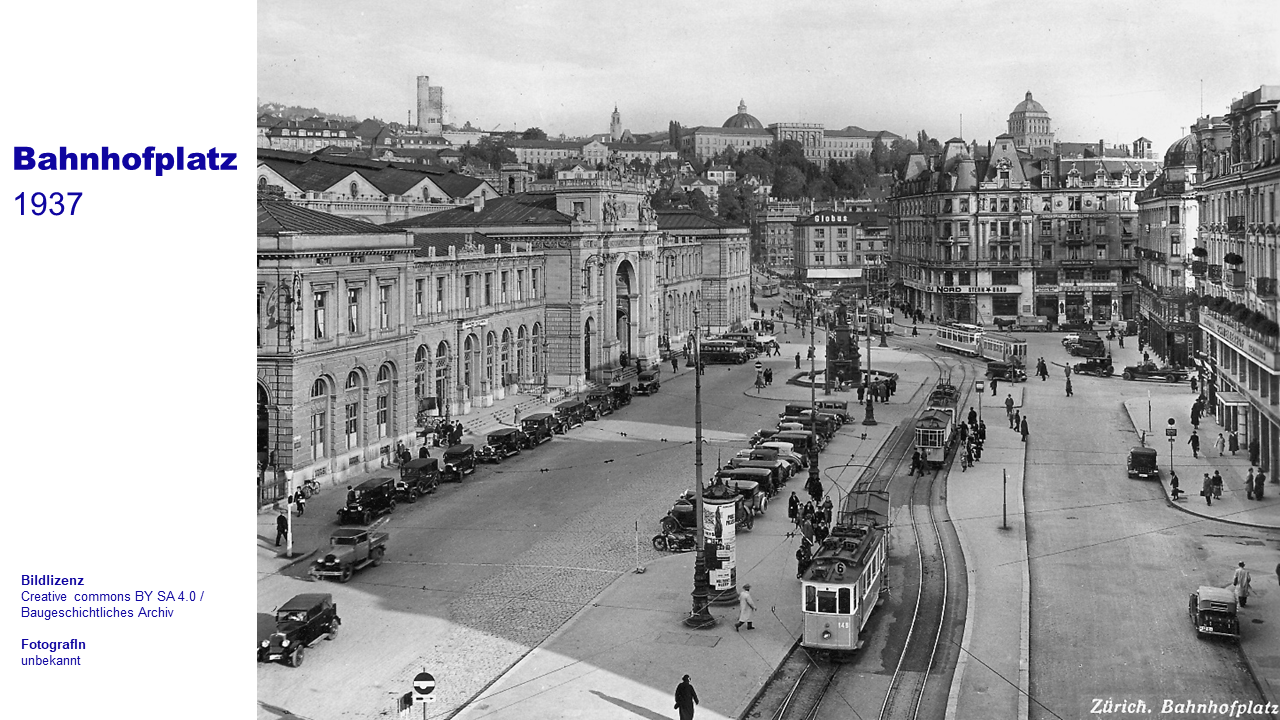 Bahnhofplatz 1937