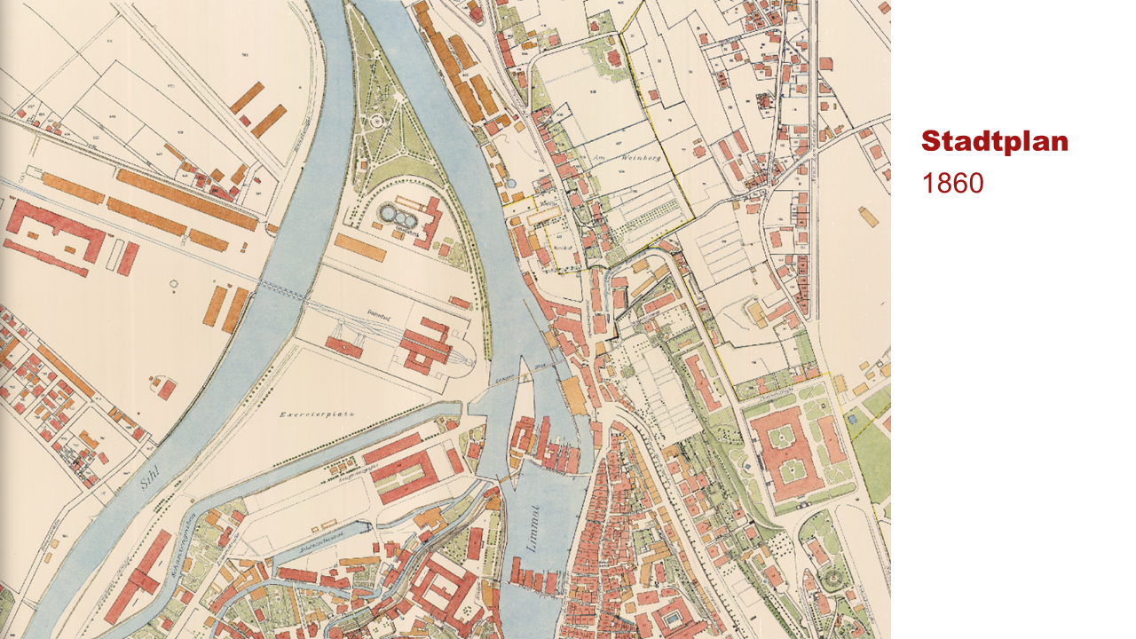Stadtplan 1860