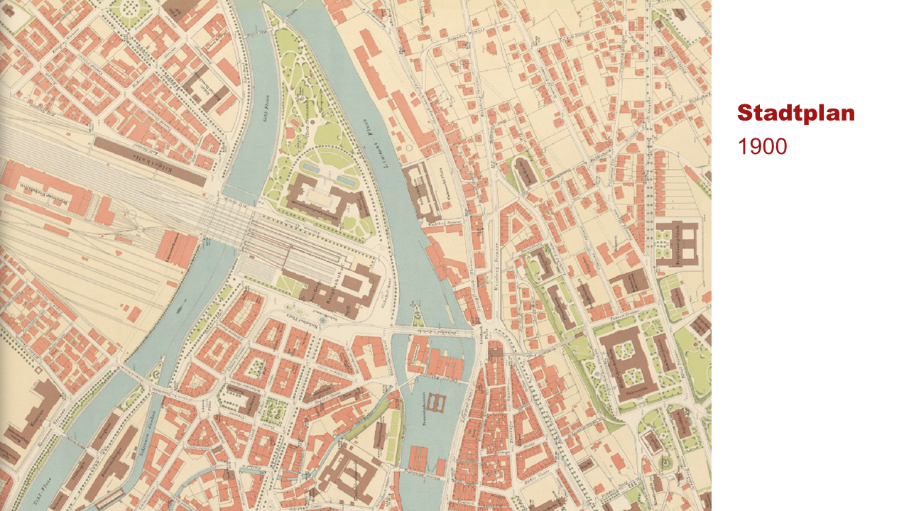 Stadtplan 1900