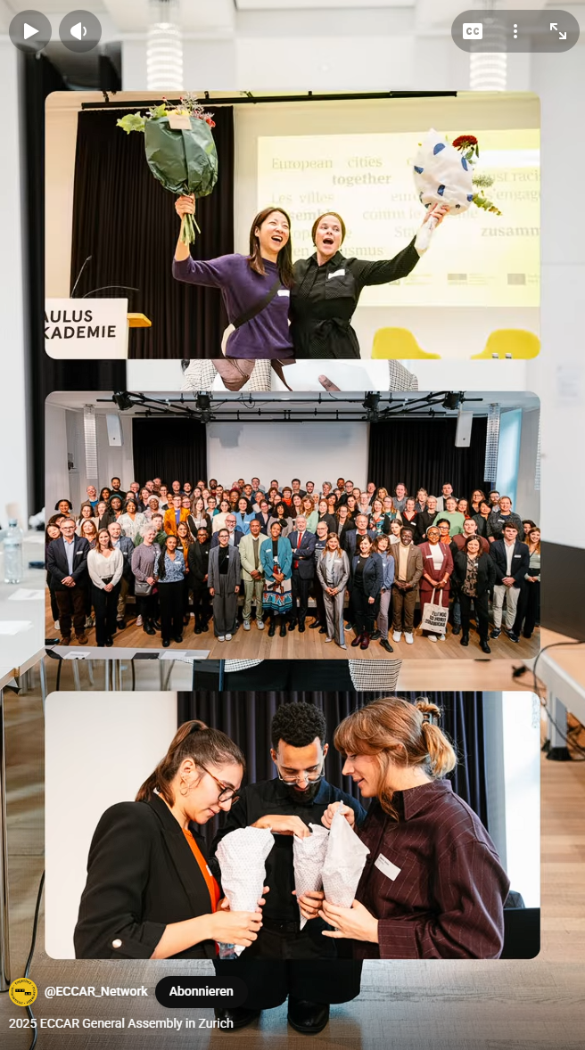 Die ECCAR Mitgliederversammlung 2025 in Zürich 