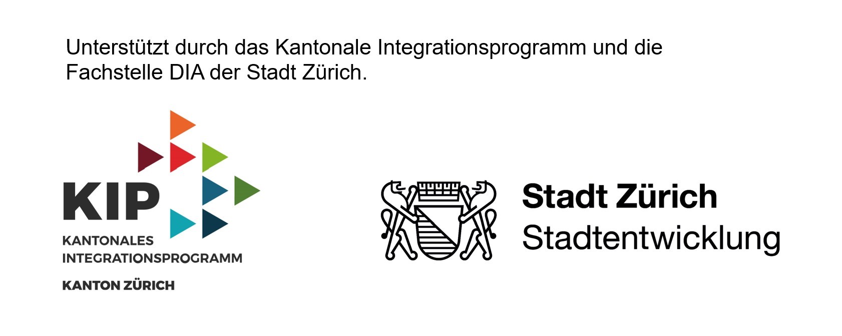 Kantonales Integrationsprogramm Kanton Zürich und Stadt Zürich Stadtentwicklung