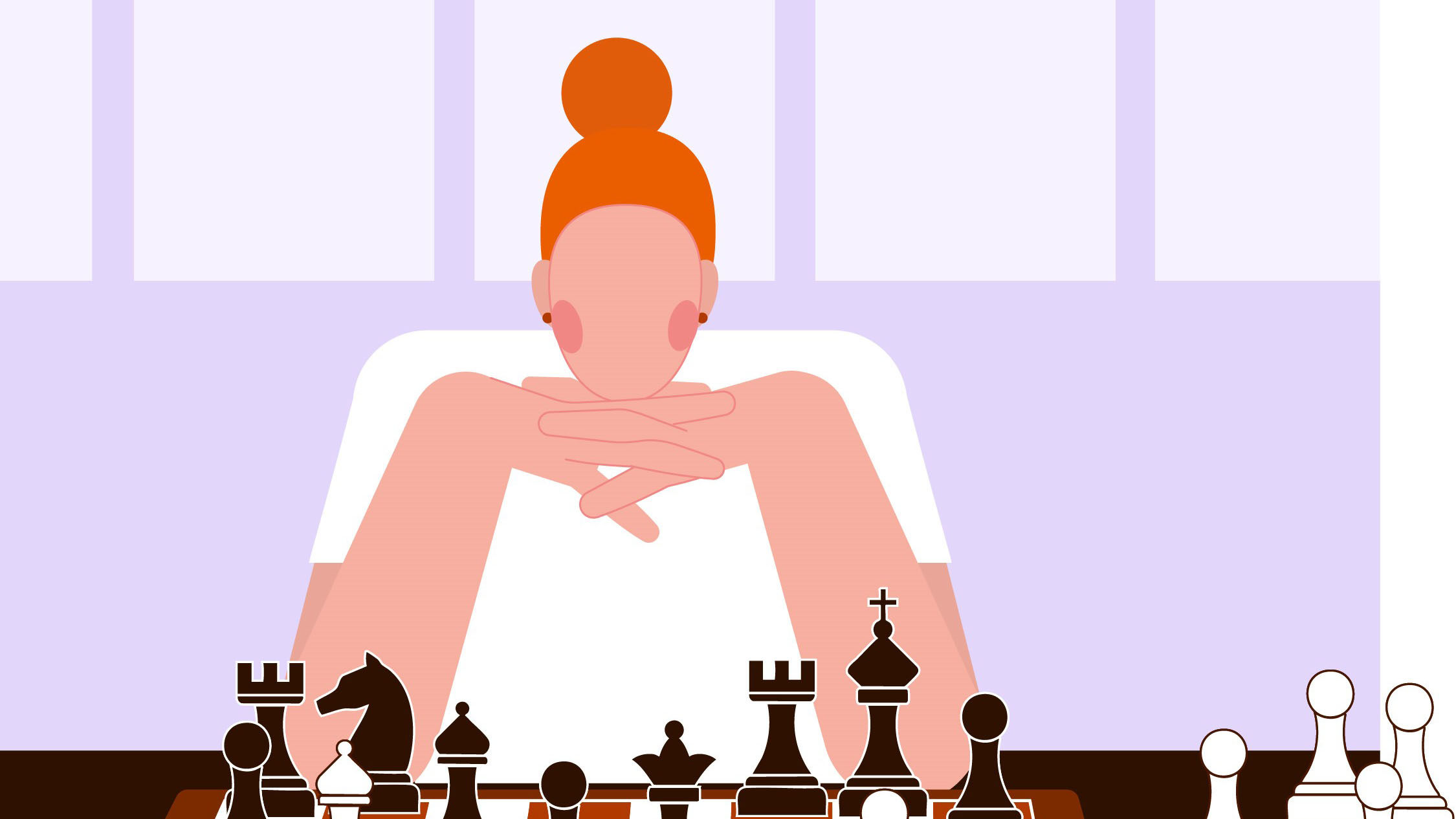Atleta Illustration Schach