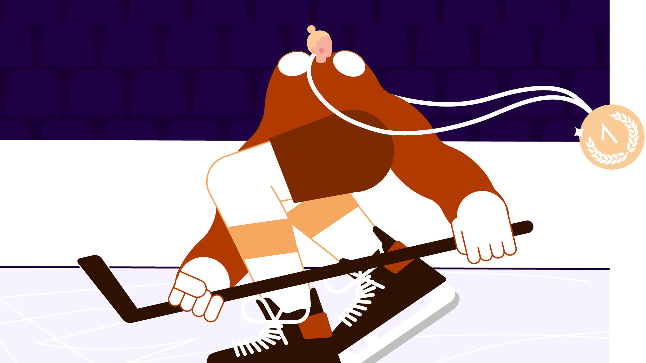 Atleta Illustration Sportheldinnen