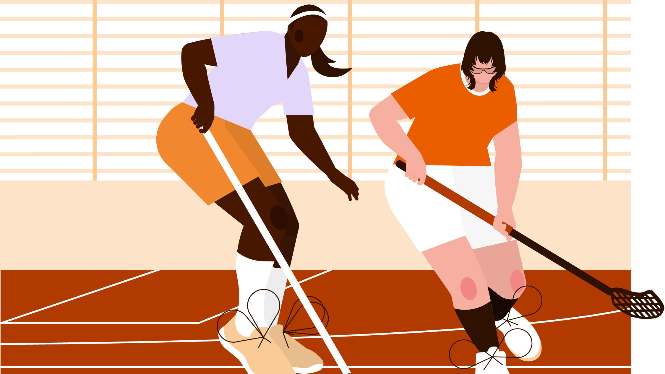 Atleta Illustration Unihockey