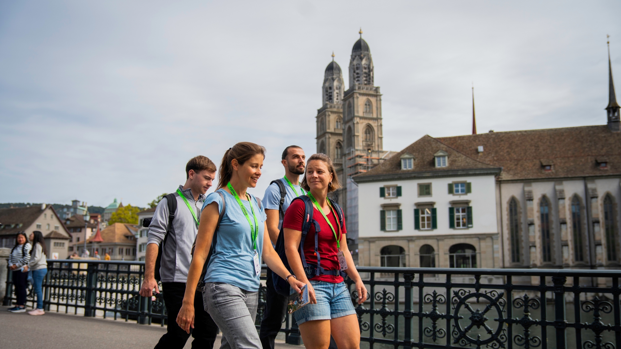 Der Foxtrail Neptun führt die Teilnehmenden unter anderem am Stadthausquai entlang. (Foto: Foxtrail Schweiz)