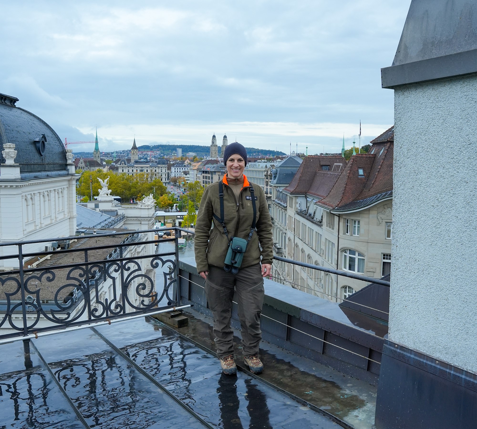 Stephanie Brodbeck Wildhüterin bei Grün Stadt Zürich