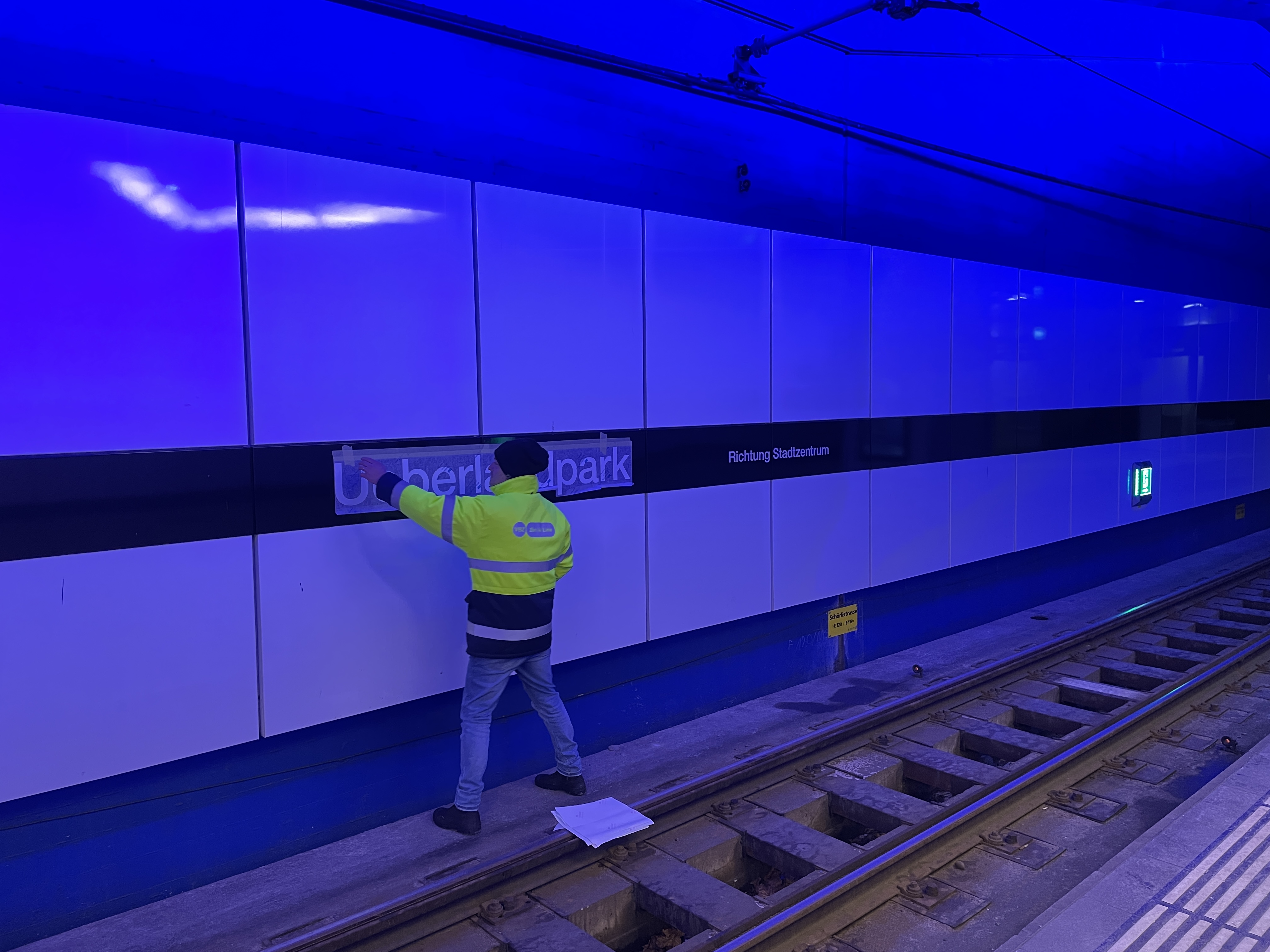 Tramhaltestelle Ueberlandpark