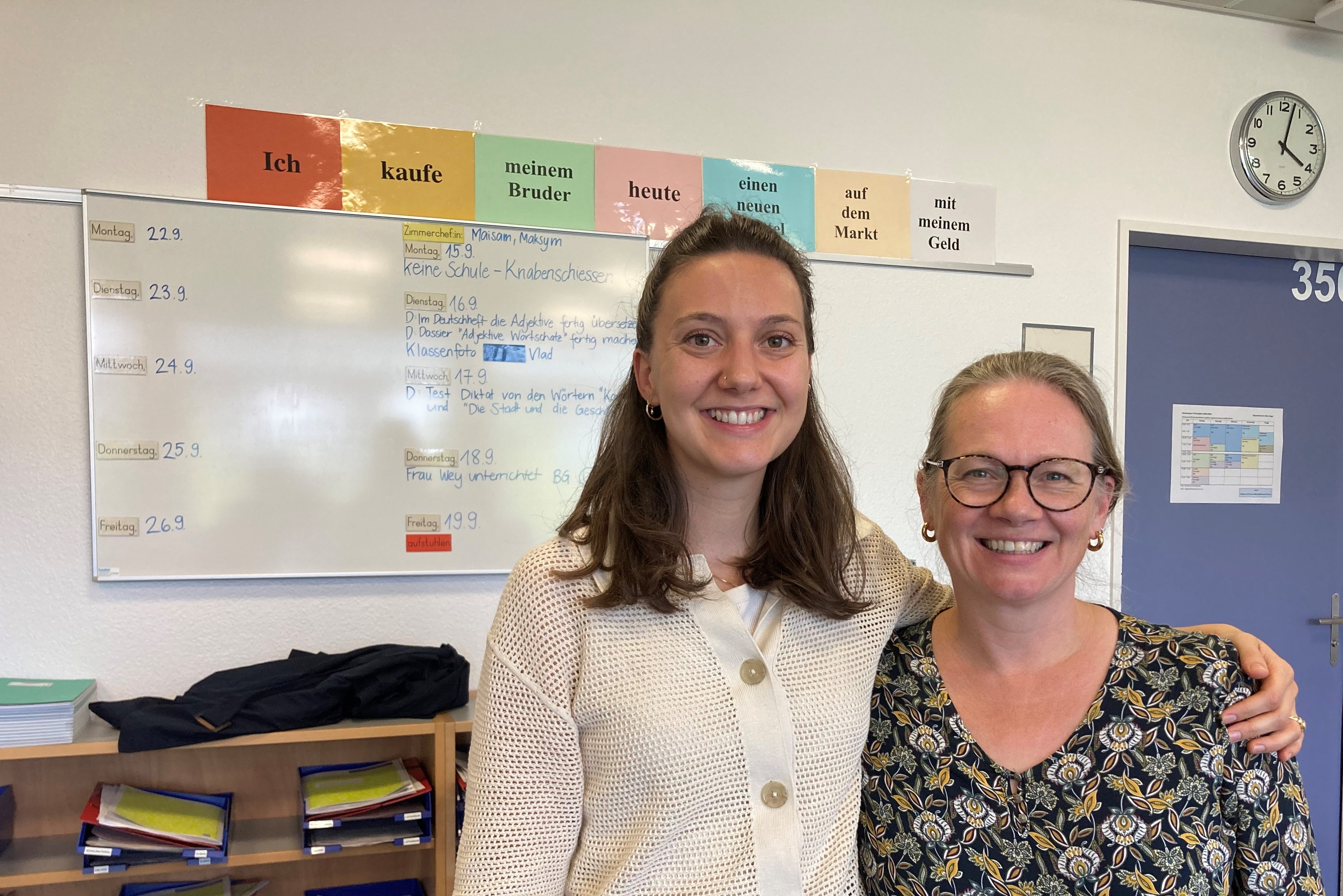 Gina und Sophie, Lehrerinnen Passerelle