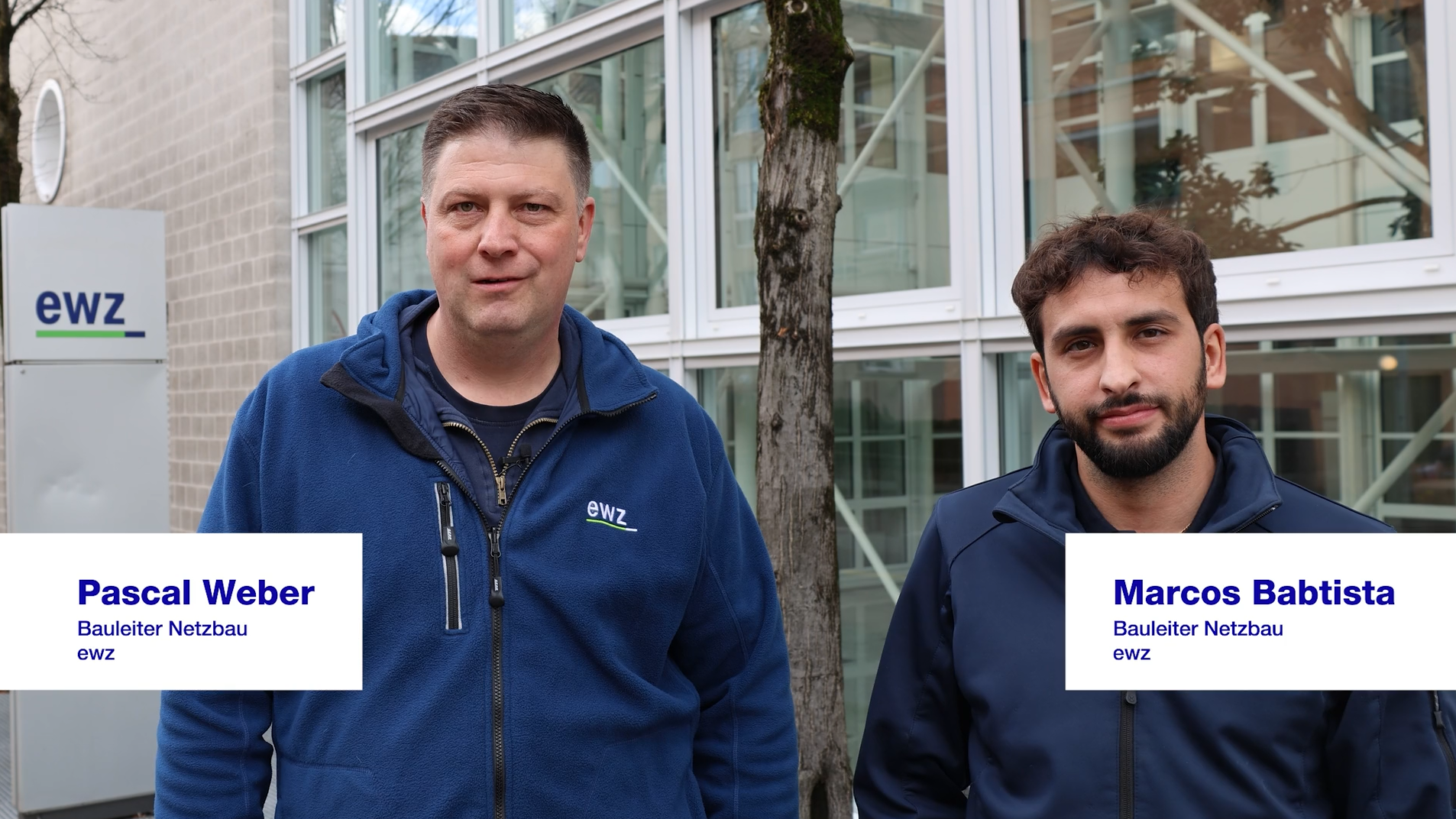 Porträt von Pascal Weber und Marcos Babtista