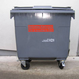 Rollcontainer für Betriebskehricht