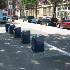 Unterflur-Wertstoff-Sammelstelle