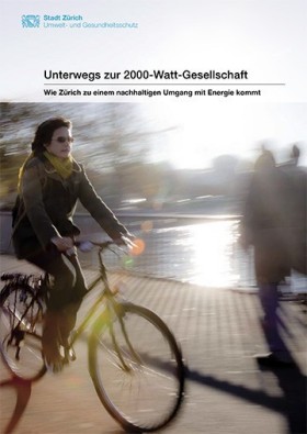 Publikation «Unterwegs zur 2000-Watt-Gesellschaft»