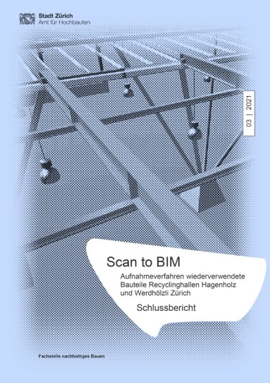 Titelblatt mit Titel Scan to BIM