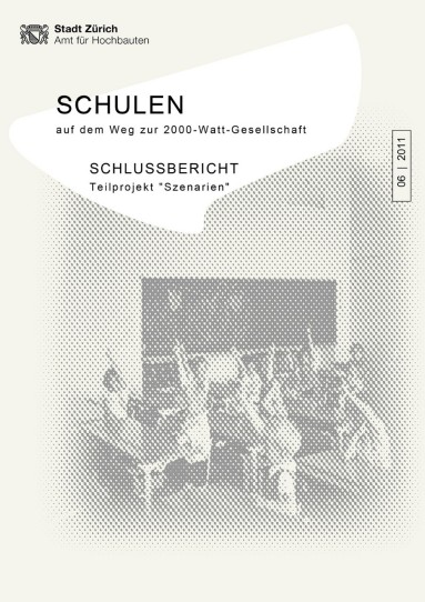 Titelseite mit Titel Schulen auf dem Weg zur 2000-Watt-Gesellschaft