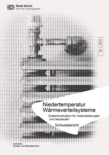 Titelseite mit Titel Niedertemperatur Wärmeverteilsysteme